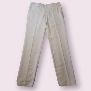 Greg Norman Men’s 36 Pants Check Golf Performance Travel Resort Athleisure